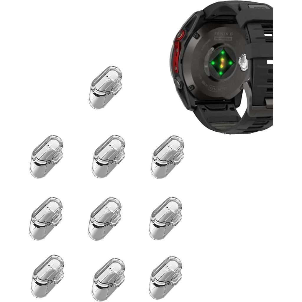 10 Gói Bảo Vệ Cổng Sạc Cho Garmin Fenix 8 Pro Micro LED, BOVUGAC TPU Bụi Cắm Chống Bụi Tương Thích C