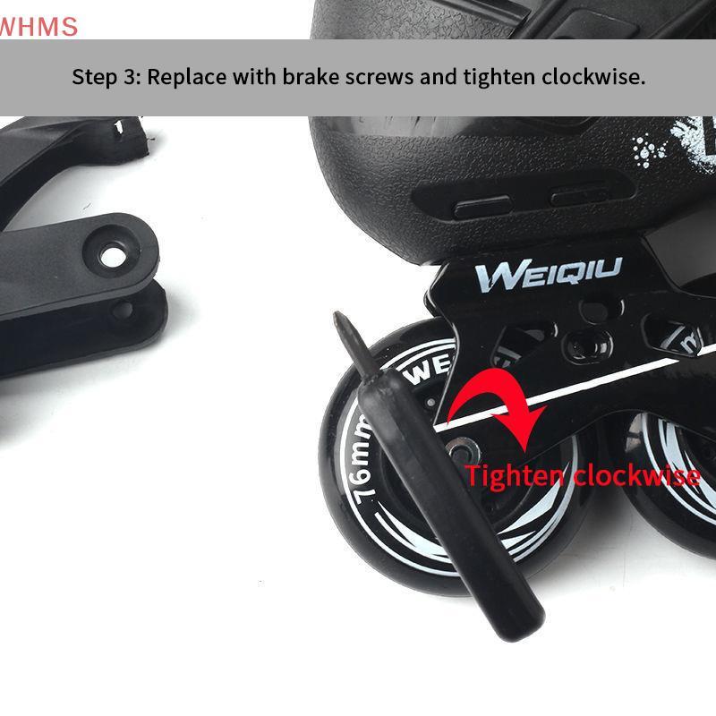 (WHMS) Universal Roller Skate Brakes Stopper Thay thế Kids Inline Skate Brake Roller Skate Block Pad
