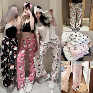   DEAL MỞ BÁN  Quần bông lông nhung  quần ngủ dày dặn giữ ấm quần ngủ nữ mặc nhà dày giữ ấm mùa đông 