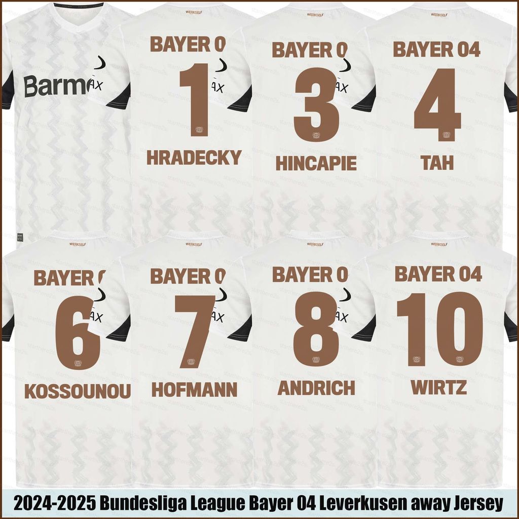 NP2 Áo Thun Sân Khách Bayer 04 Leverkusen Bundesliga Mùa 24-25