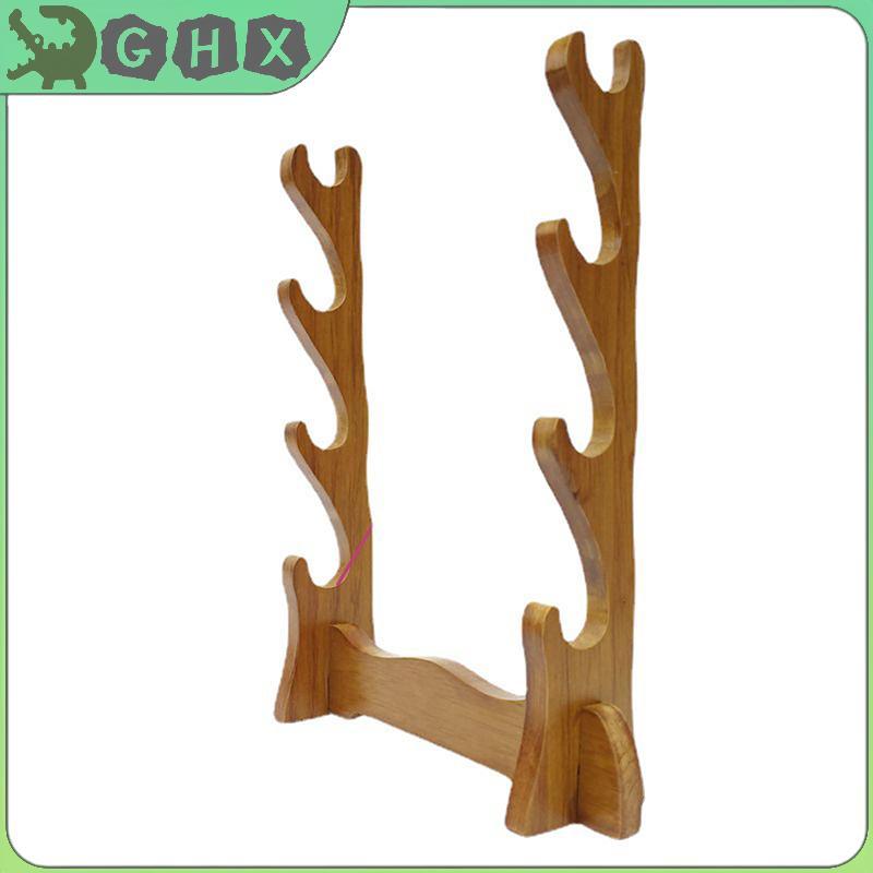GHX Gỗ Chắc Chắn Thanh Kiếm Hiển Thị Đứng Katana Samurai Thanh Kiếm Tanto Dao Cosplay Thanh Kiếm Mag