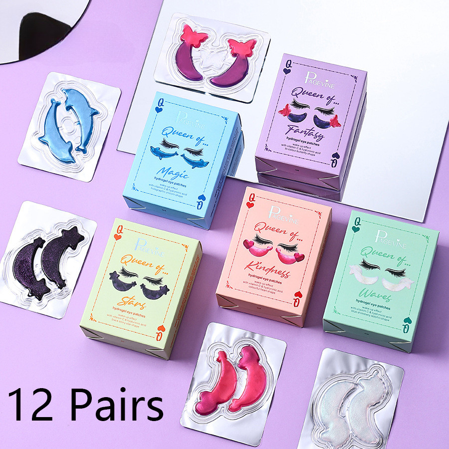 [Hàng có sẵn] Mặt nạ dưỡng ẩm PAGE VINE Làm săn chắc nếp nhăn Mặt nạ mắt pha lê Collagen WJG