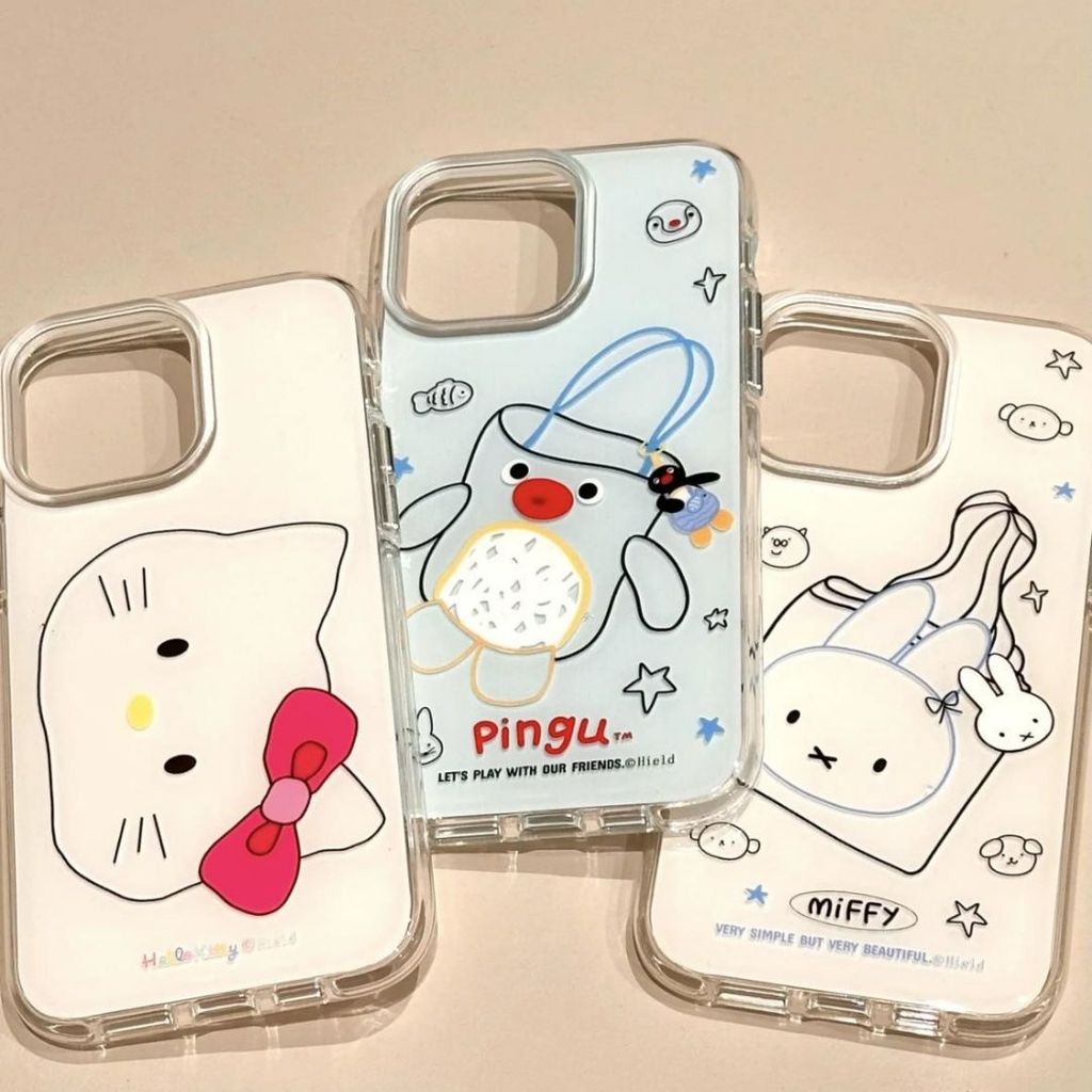 Túi mua sắm Kitty Kitty Cat IMD màu trắng Thích hợp cho vỏ điện thoại iPhone Thích hợp cho iPhone 16