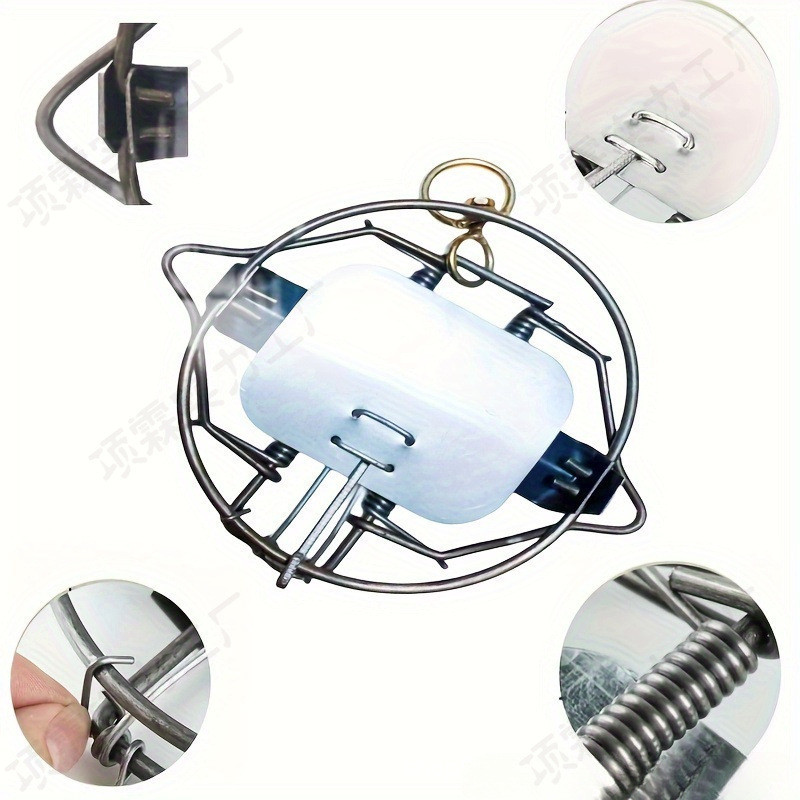 Kẹp Chuột Dây Đeo Chuột Sắt Tròn Hộ Gia Đình Chuột Diệt Chuột Lồng Hủy Diệt Dễ Dàng Sử Dụng Kẹp Có T