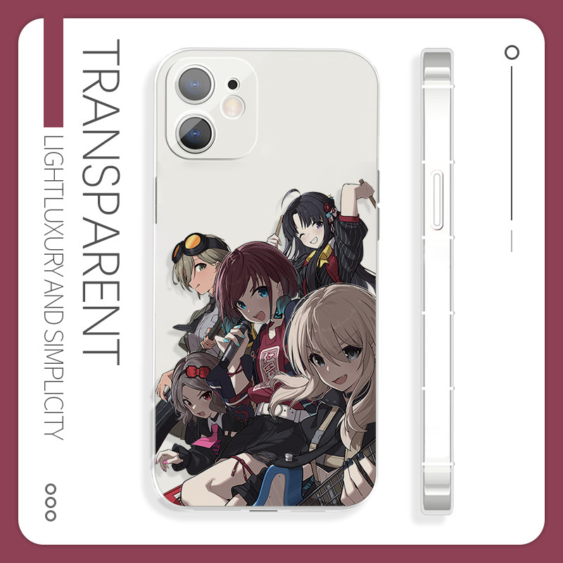 Crying Girl Band Apple 16pro Ốp Điện Thoại Silicon 15 Hai Chiều Soft vivos18e Thích Hợp Cho iQOOz9tu