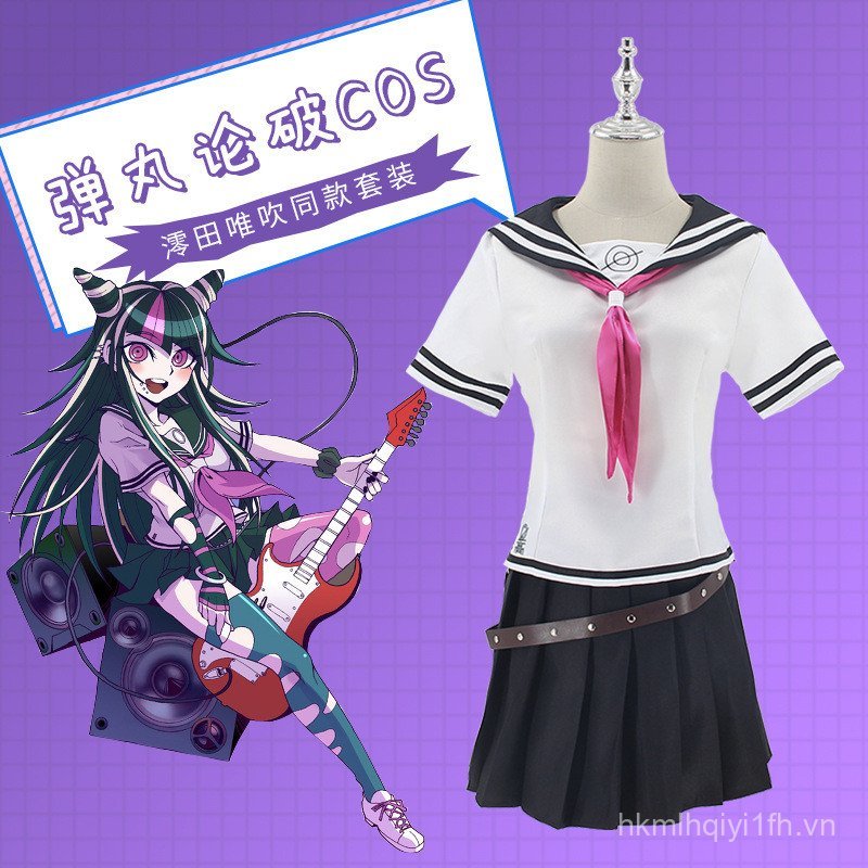 Quần Áo Cosplay Siêu Danganronpa2 - Đồng Phục Thủy Thủ Mioda Ibuki