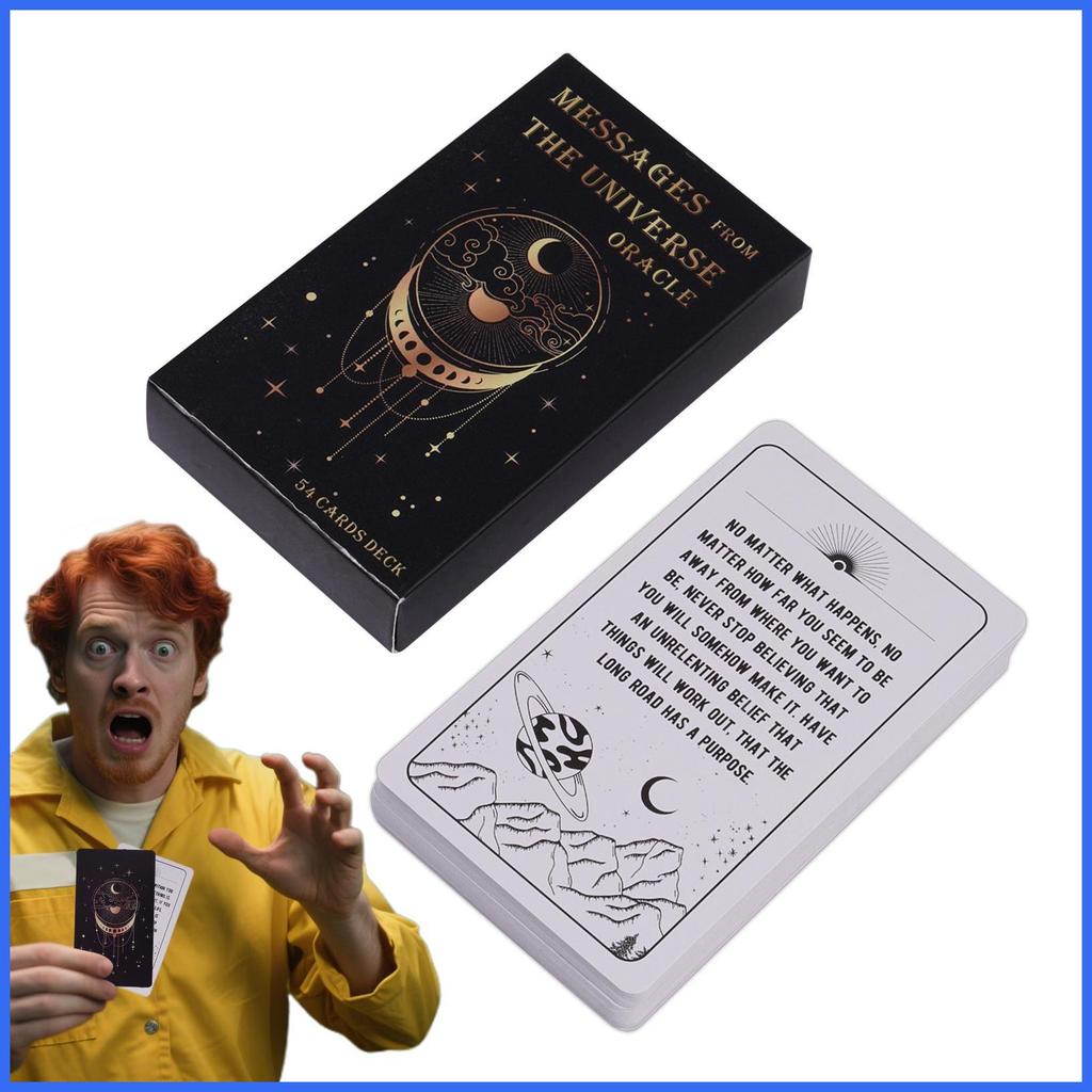 Tarot Card Deck Fate Bói toán Tarot 54 Miếng Fate Bói toán cho bữa tiệc gia đình Kỳ nghỉ Giải trí ph