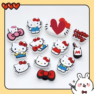 Charm Sticker gắn dép 1 miếng dán trang trí dép sandal kiểu mèo dễ thương thích hợp làm phụ kiện giày có lỗ