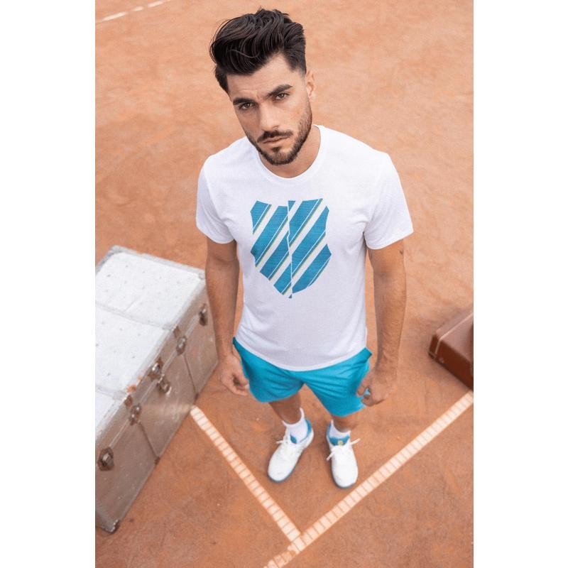 KSwiss Áo Thun Nam Bông Nguyên Chất, Phong Cách Thoải Mái