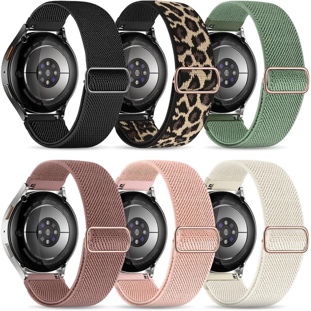 Dây co giãn Tương thích với Samsung Galaxy Watch 7 6 4 5 Band 40mm 44mm / Watch 6 4 Classic 47mm 43m