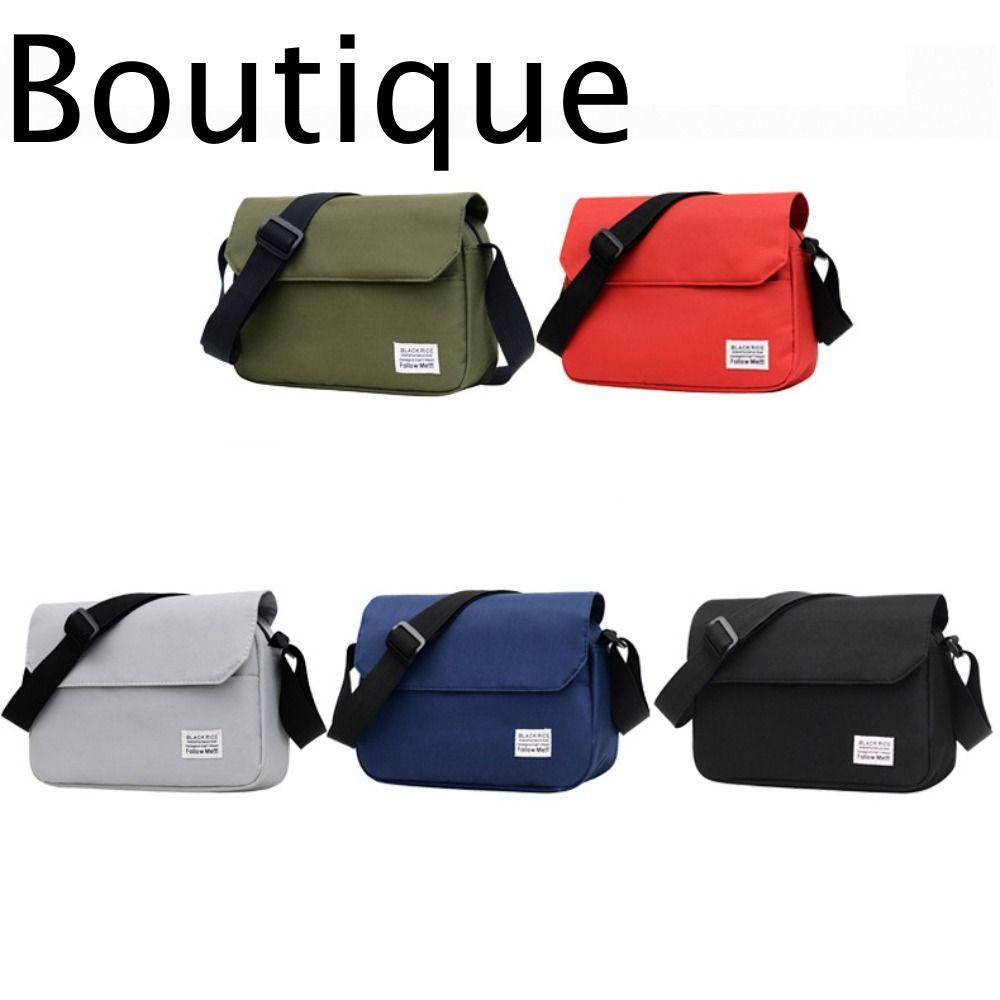 Túi đeo chéo, Túi đeo chéo nylon chống thấm nước bằng vải Polyester, Túi xách nylon màu trơn đơn giả