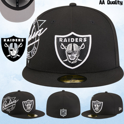 NFL Black Las Vegas Raiders Team Mới / Kỷ nguyên - Mũ phẳng