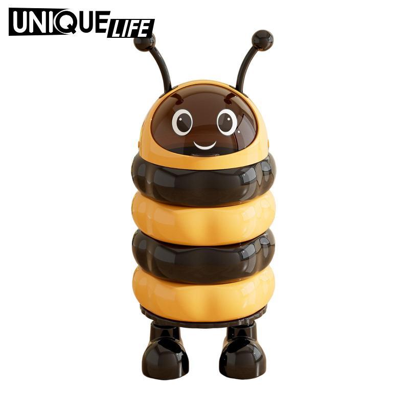 Thùng rác hình con ong, Thùng rác, Thùng rác, Thùng đựng rác, Thùng đựng rác sáng tạo, Giỏ đựng rác 