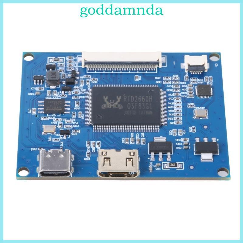 Bảng điều khiển LCD GODD Type C 5V Bảng điều khiển màn hình cảm ứng Tấm mô-đun 40Pin LVDS 1024X600 H