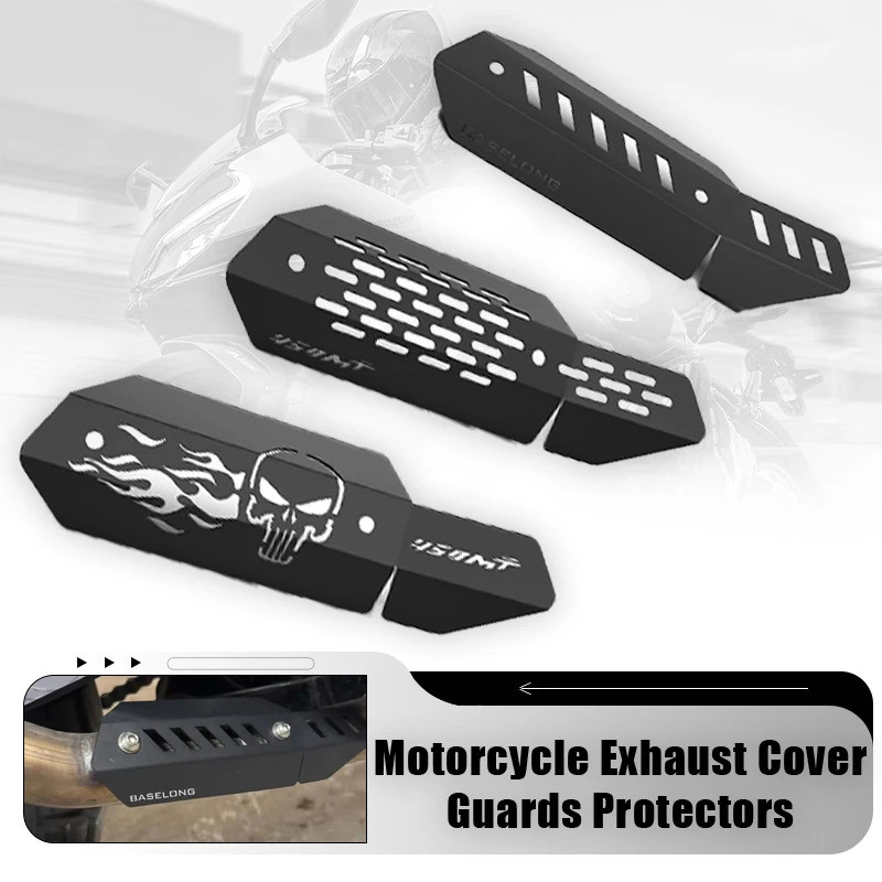 Cho CFMOTO 450MT 450 MT MT450 mt450 2024-2025 2026 Xe Máy Ống Xả Bảo Vệ Tấm Chắn Nhiệt Bao Bảo Vệ Ch