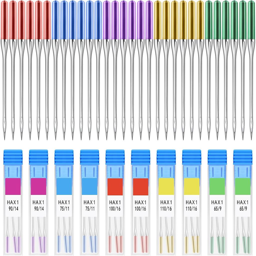 30 Chiếc Kim Máy May Đa Năng, Tương Thích Với Ca Sĩ, Anh Trai Và Cũ May Máy, Kích Thước 9, 11, 14, 1
