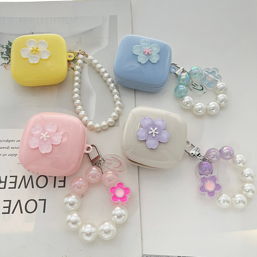 Ốp Hoa Thời Trang Cho Lenovo LP40pro LP40 LP80 LP5 ht38 Ốp Lưng Silicon Tai Nghe Có keychian Bao