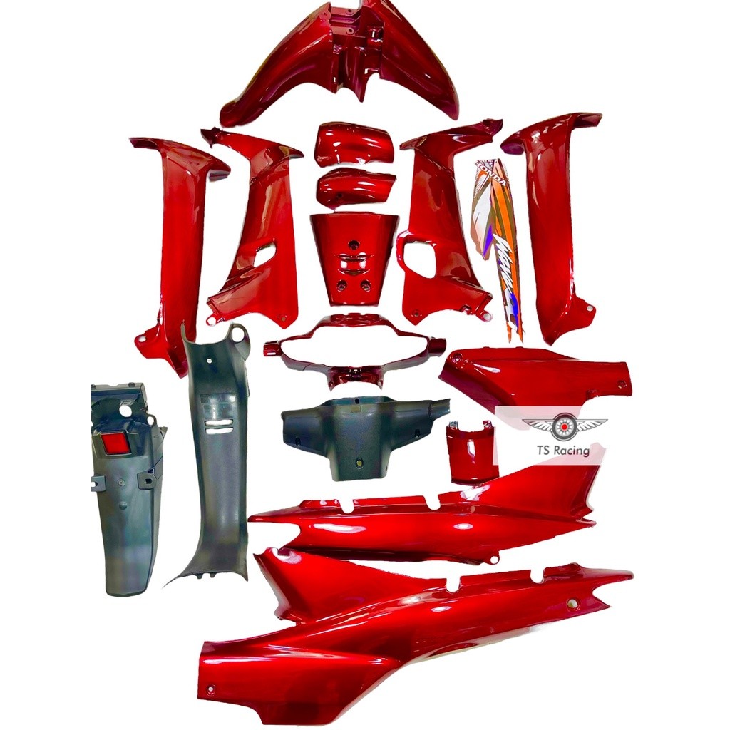 Dàn áo wave alpha - wave nhỏ đỏ đô đỏ kendy - tặng team 3 lớp