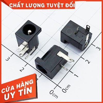[20 Cái]- DC5525 Đầu Nối Nguồn DC Cái 5525 Hàn PCB Kim 2.5mm FixLab – Linh Kiện & Sửa Chữa