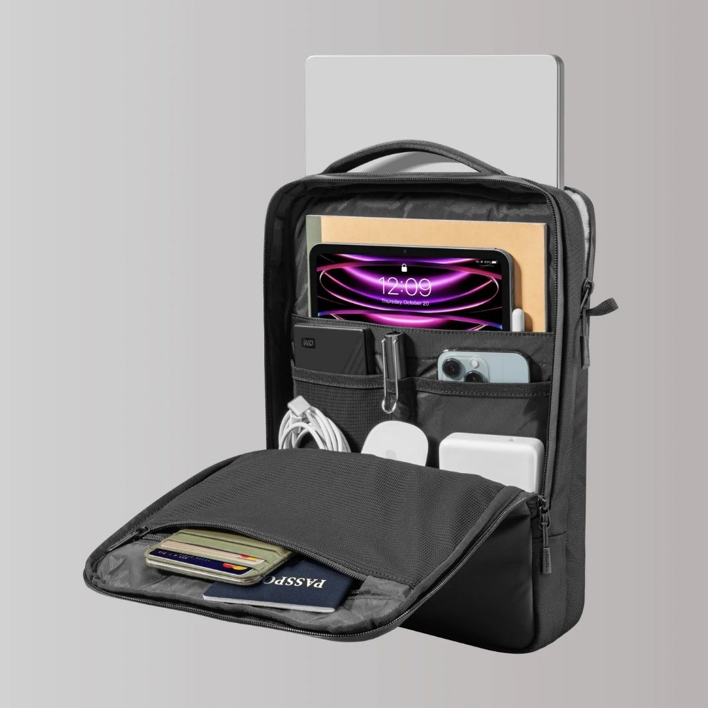 Túi đeo chéo chống sốc cho Macbook/Laptop Tomtoc Urban Codura Shoulder Bags 13/13.6/14/15 inch (A04) | BigBuy360 - bigbuy360.vn