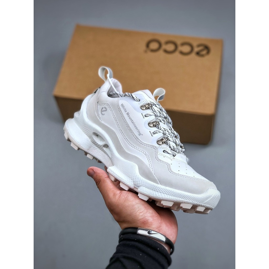 Ecco Casual Dad Shoes Selected Calfskin Thoải Mái Phù Hợp Với Chống Mài Mòn Chống Sốc Massage Đế BAX