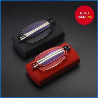  Kính đọc sách có thể gập lại Kính mắt chống bức xạ + 1.0 đến + 4.0 dành cho nam và nữ 