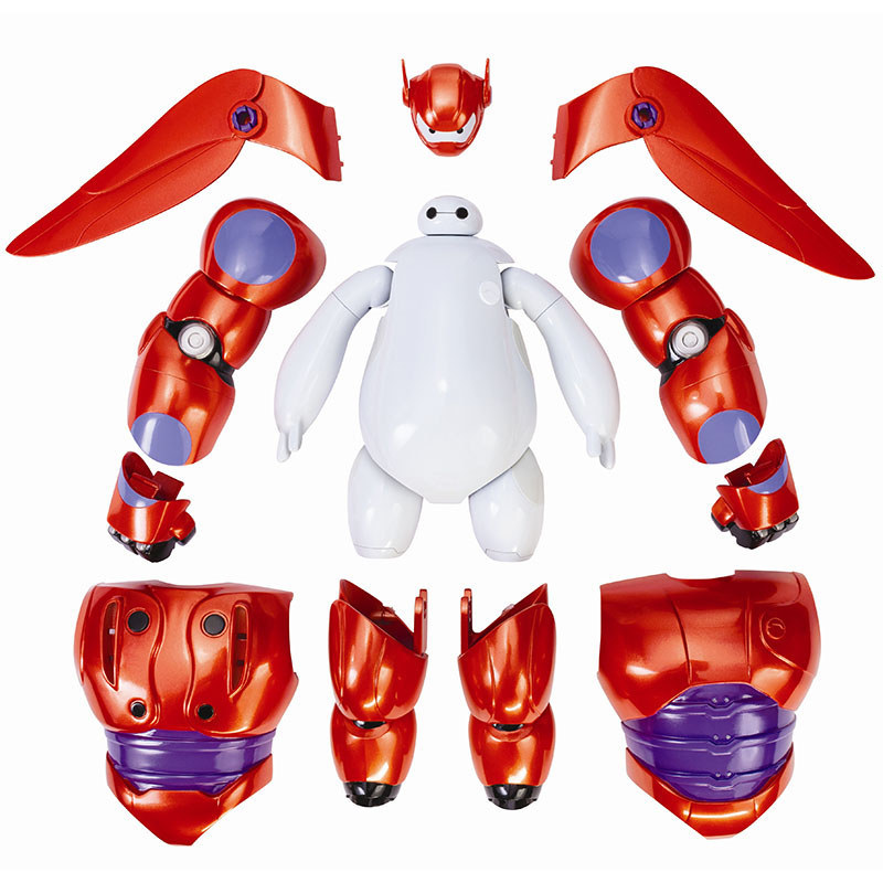Disney Super Marine Corps Big White Đồ chơi mô hình búp bê làm bằng tay Baymax Trang trí búp bê chín