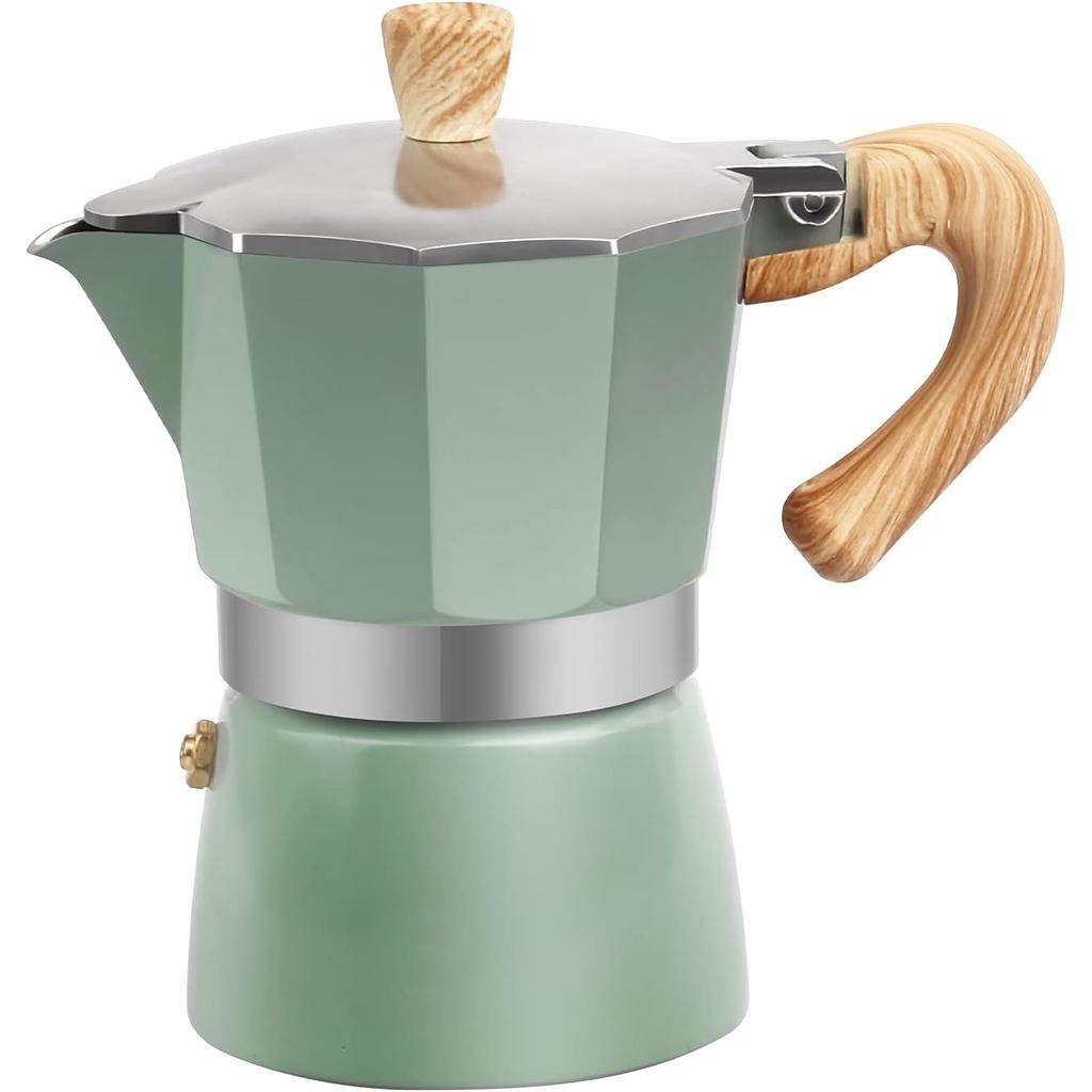 Nhôm Ý Máy Espresso Percolate Bếp Đốt Nồi Cà Phê Moka Pot