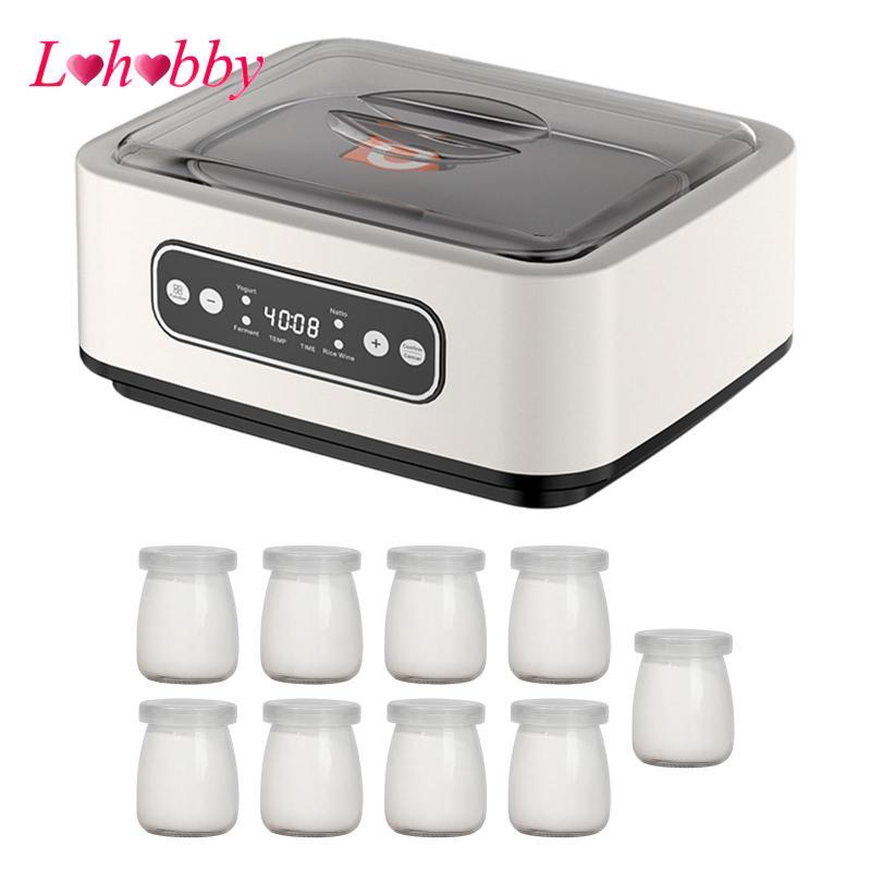 Máy làm sữa chua DIY Chuyên nghiệp Tiếng ồn thấp Thiết bị nhà bếp nhỏ với 9 cốc