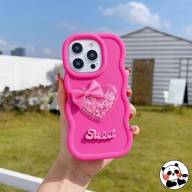 Ốp Điện Thoại Tình Yêu Lấp Lánh 3D Wave Cho OnePlus ACE 3 3V 2 2V Nord N30 4 3 2 2T CE4 CE3 CE2 CE P