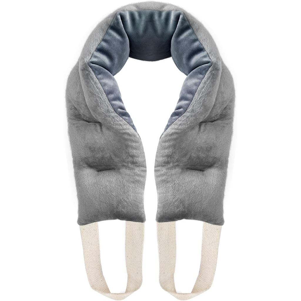 Uncn Tấm sưởi ấm cho vai cổ và lưng Microwavable Bọc ấm cổ có trọng lượng 32x5in Lò vi sóng Bọc nhiệ