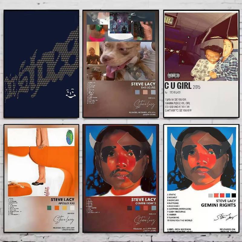 Steve Lacy Singer Oh Yeah Poster Gallery Prints > No Framed Art Home Wall Decor Canvas Poster