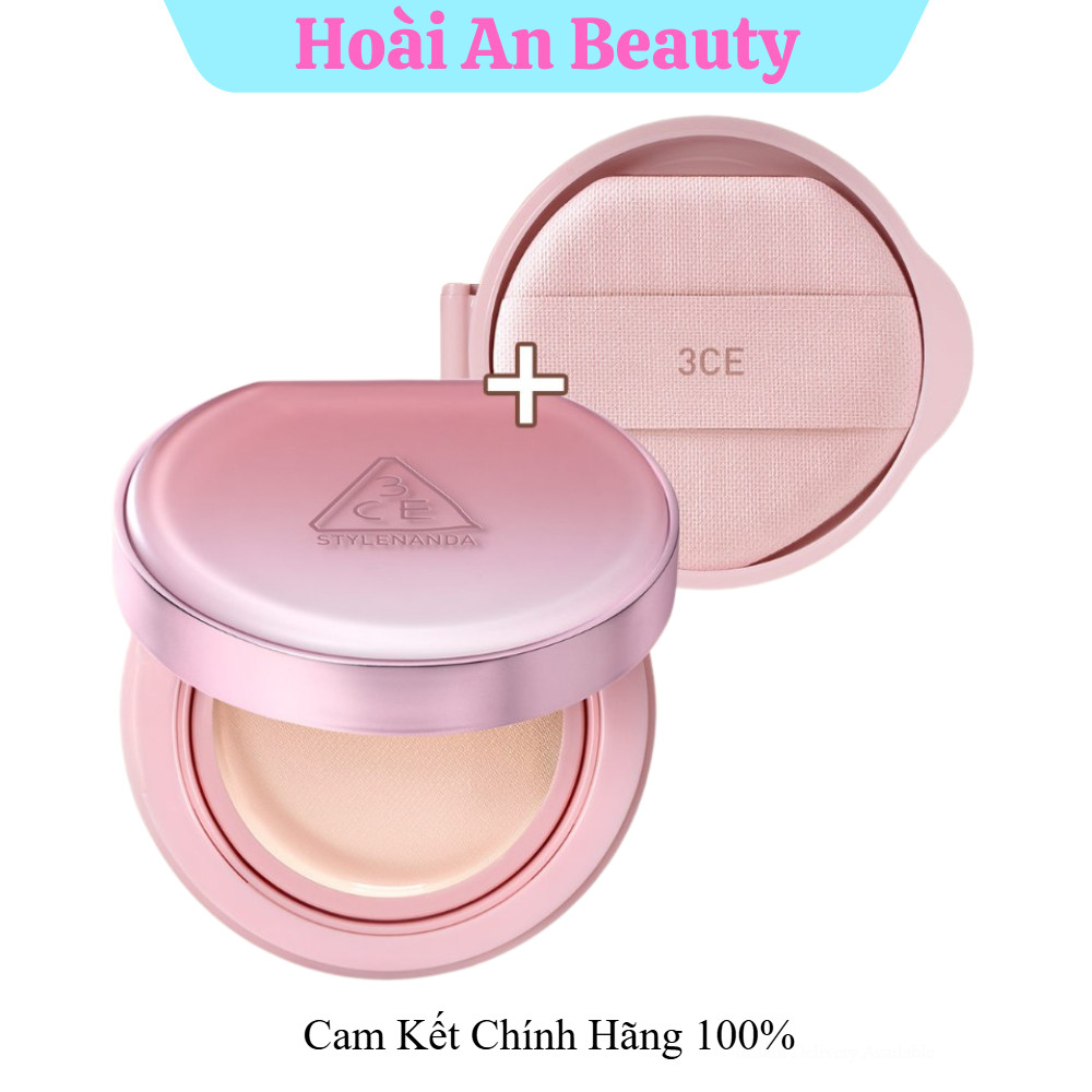 Phấn Nước Cushion 3 Ce Fitting Mesh Cover + Lõi Refill – Cushion Che Khuyết Điểm, Giữ Nền Lâu