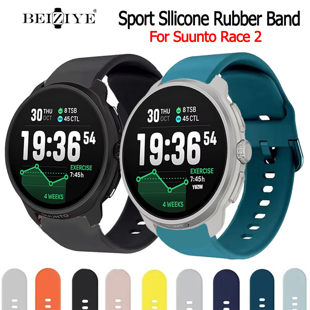 Beiziye Dây đeo silicon thay thế đồng hồ thông minh cho Suunto Race 2 Sport