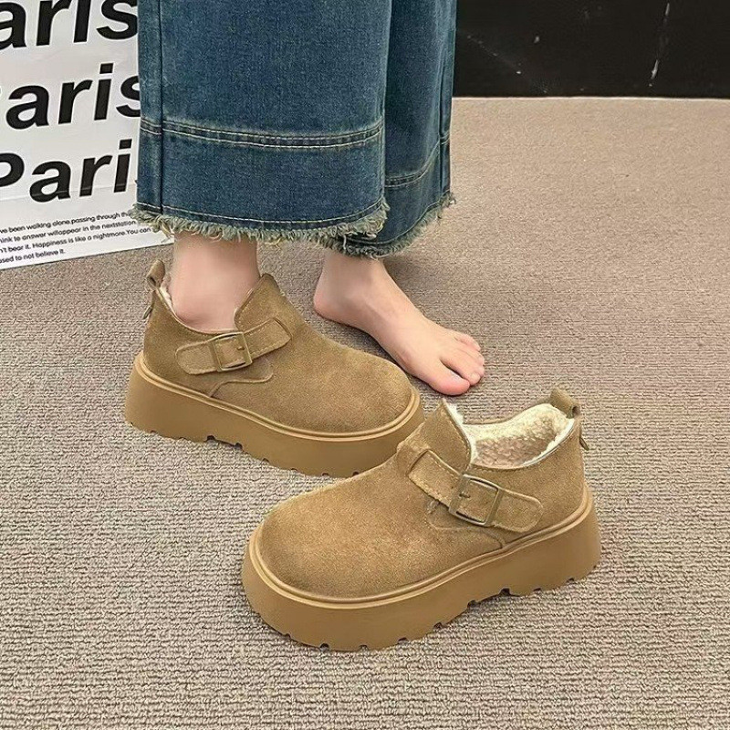 Loafers Loafers Loafers Đế Dày Tăng Chiều Cao Giày Birkenstock Giày Nữ Phong Cách Mới Thu Đông Giày 