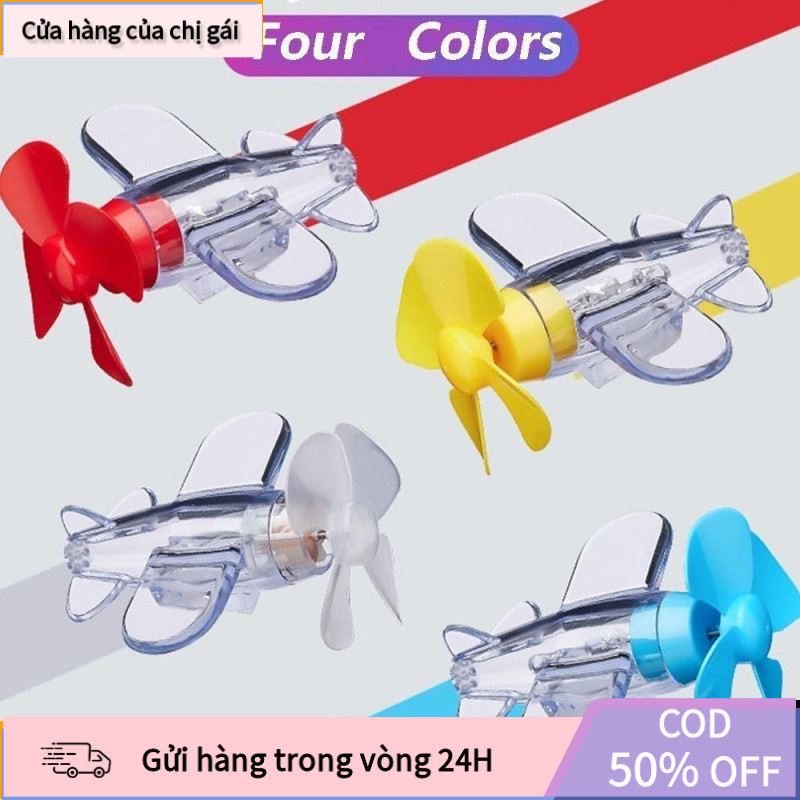 át điện gió Đi xe an toàn trên máy bay nhỏ Trang trí ô tô, Đèn LED máy bay Mini ECHOEDGE, với chất kết dính không dấu 