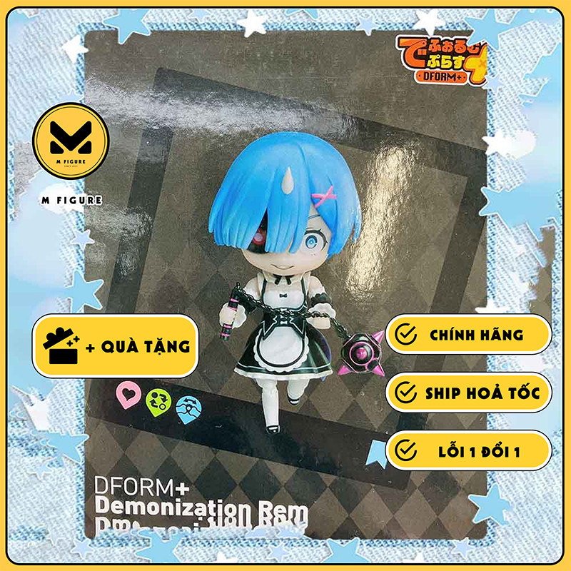 MÔ HÌNH  Rem - Re:Zero kara Hajimeru Isekai Seikatsu - Dform+ - Oni (elCOCO)FIGURE CHÍNH HÃNG