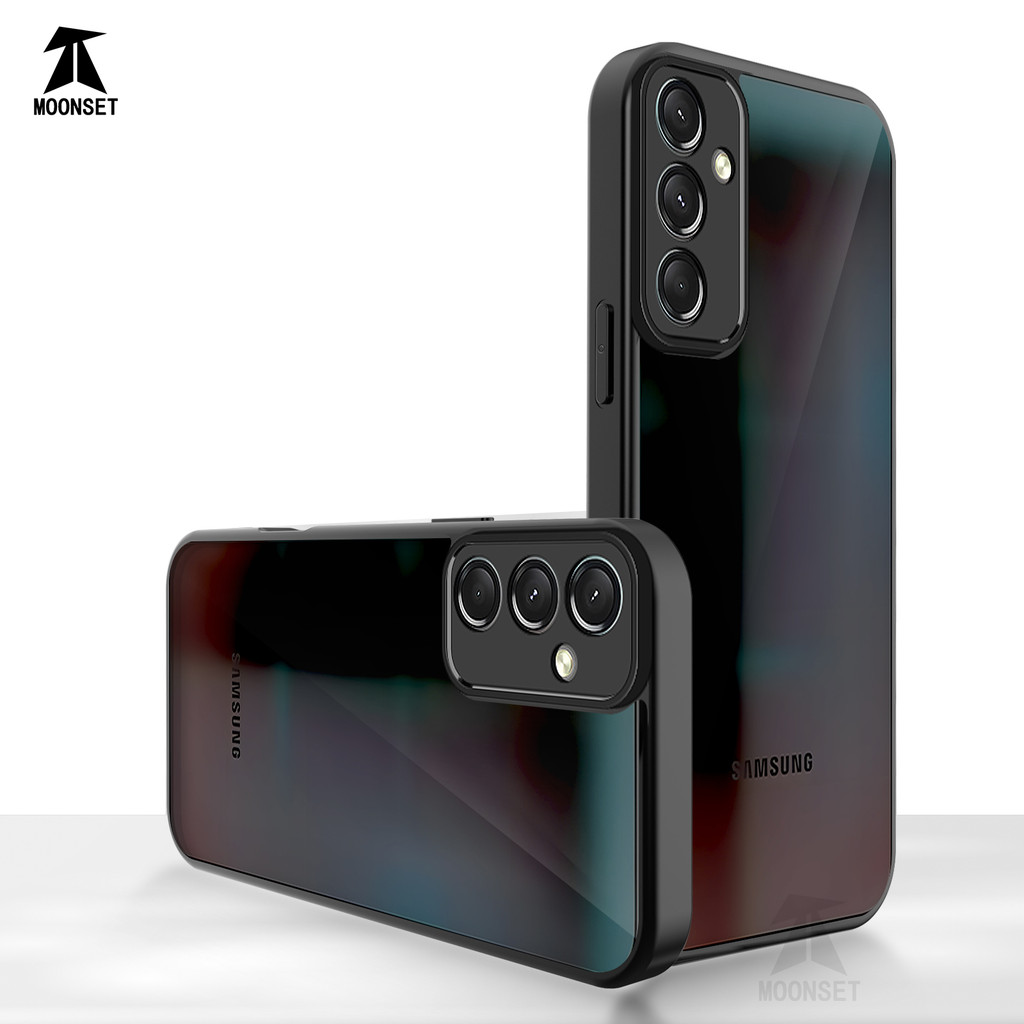Dành Cho Samsung Galaxy M34 5G Ốp điện thoại Cứng Mờ Da-Cảm Giác Mềm Khung TPU Chống Sốc Mỏng Mỏng B