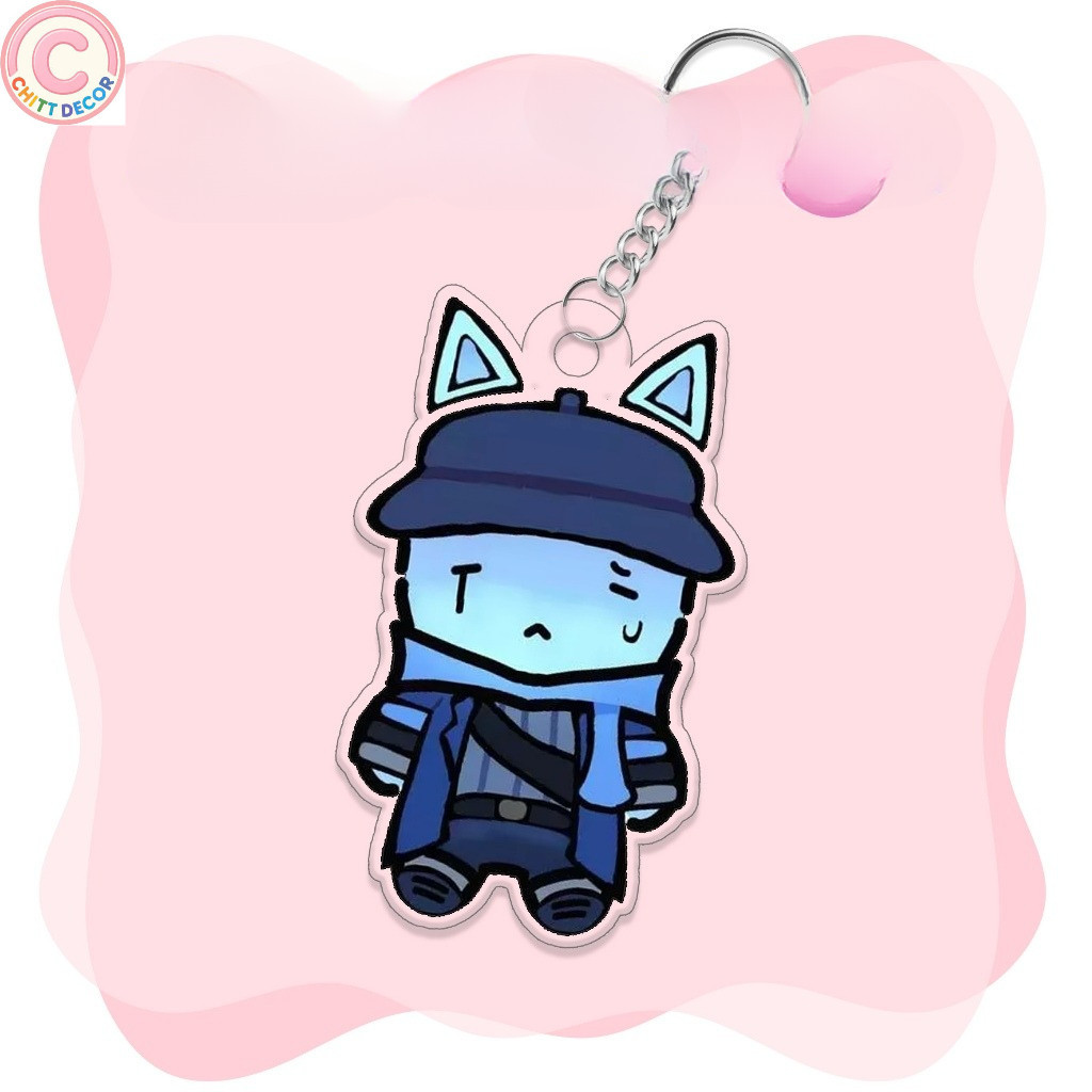 Móc khoá elliot roblox chất liệu acrylic - chit