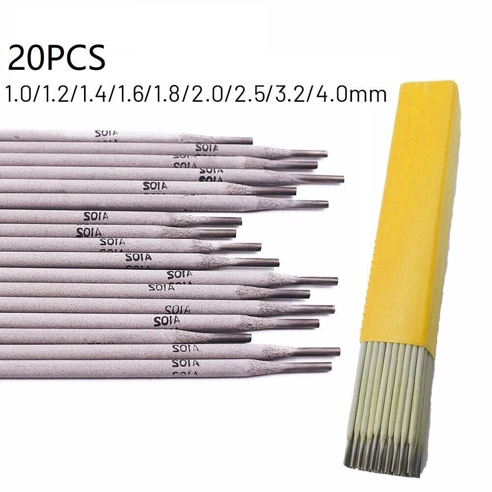 20 Chiếc Que Hàn 304 Điện Cực Thép Không Gỉ A102 Dây Hàn 1.0mm-4.0mm Dây Cored Dụng Cụ Cầm Tay Cho A