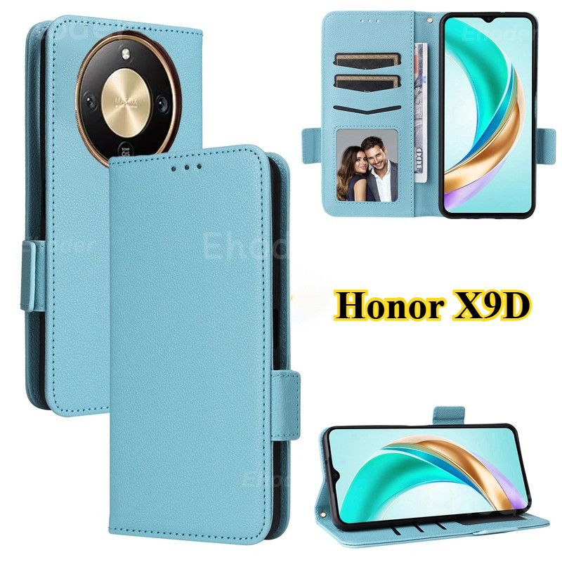 Vỏ giáp chống sốc cho Honor X9D 5G 2025 Vỏ điện thoại bằng da lật Giá đỡ từ tính cho HonorX9D X 9D Ố