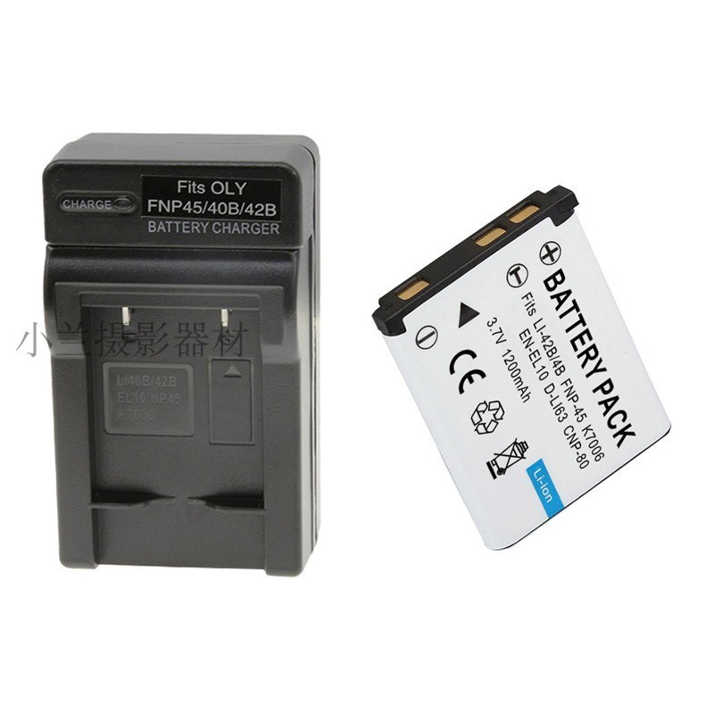 Bộ sạc pin máy ảnh Li42B 40B D-LI63 Li108 FNP45 KLIC7006 EN-EL10