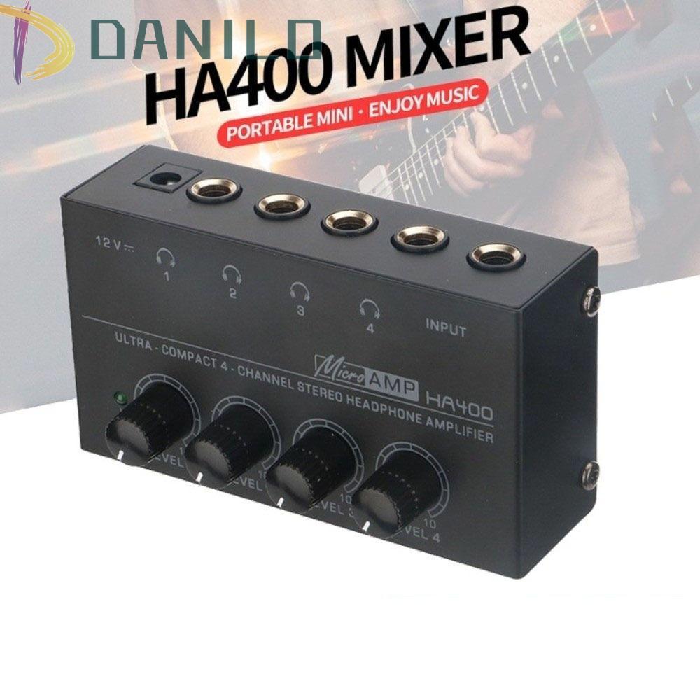 Bộ khuếch đại âm thanh siêu nhỏ DANILO1 HA400, Bộ khuếch đại 4 kênh 1 đầu vào HA400 4 kênh, Plug and