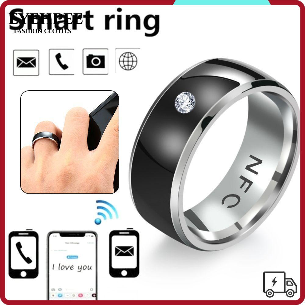 Nhẫn kỹ thuật số ngón tay EYEHPEE, Nhẫn thông minh NFC kết nối có thể đeo đa chức năng, Thiết kế đặc