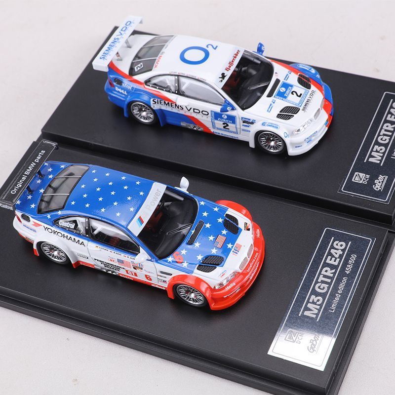 DCM 1 / 64 BMW M3 GTR E46 Đua Xe Hợp Kim Diecast Xe Mô Hình Đồ Chơi Quà Tặng Sinh Nhật