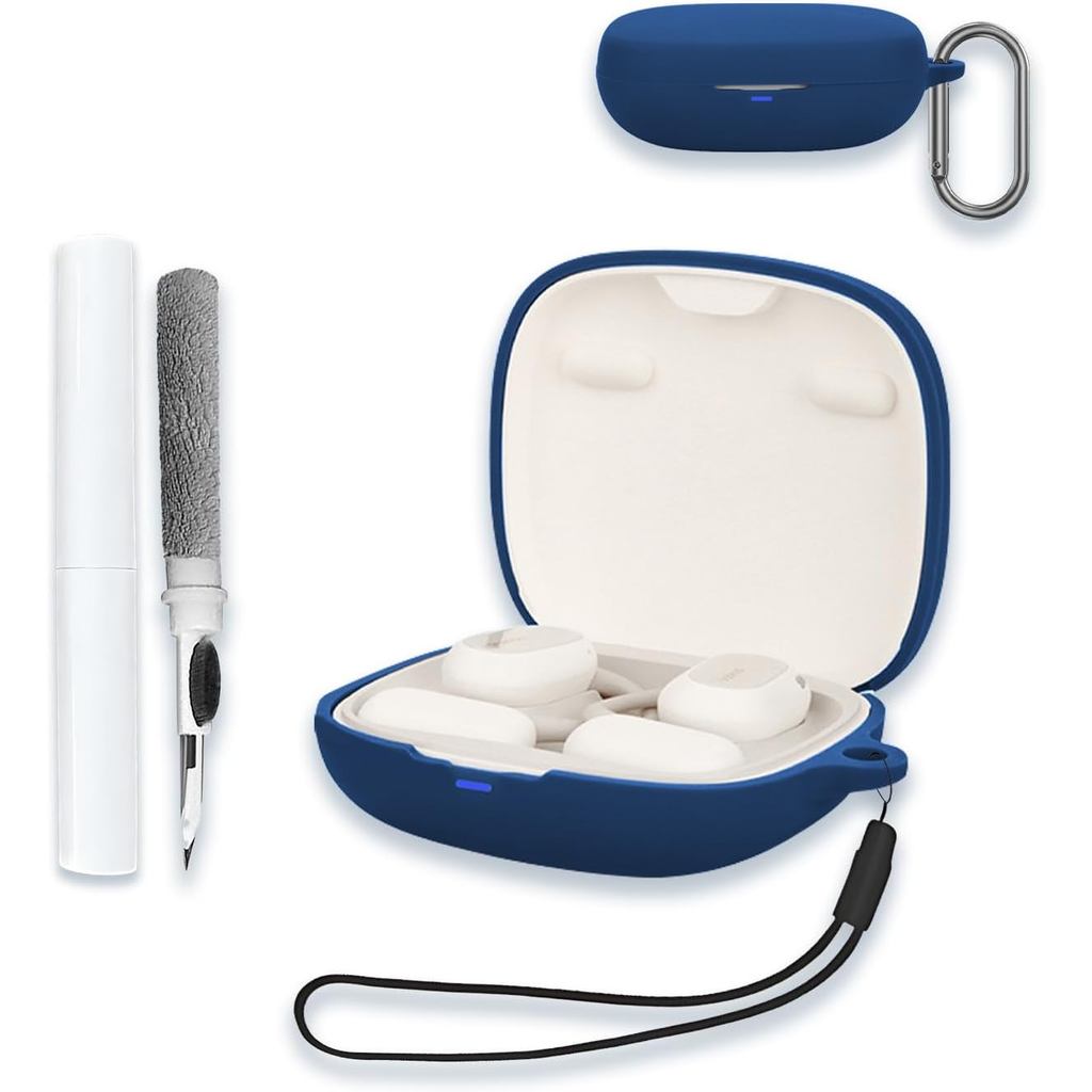 Ốp Lưng Cho Tai Nghe Baseus Bowie MF1 Open-EarTWS, Vỏ Bảo Vệ Silicon Mềm Di Động Chống Trầy Xước Có 