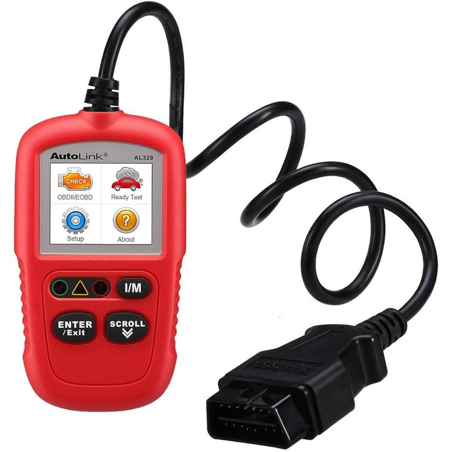 Autel AutoLInk AL329, Chìa khóa sẵn sàng I / M, Đầu đọc mã OBD2, Lấy VIN CALID và CVN, Dữ liệu khung
