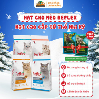  Hạt cho mèo REFLEX - Thức Ăn Cao Cấp Dinh Dưỡng Mèo Lớn Đa dạng hương vị - Túi 2Kg 