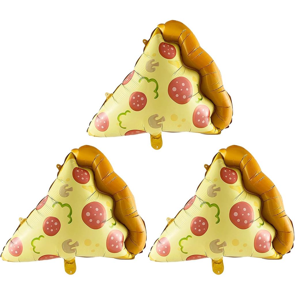 3 Bóng Bay Pizza, 23 "Xúc Xích Pizza Lát Bóng Bay Cho Pizza Sinh Nhật Đồ Dùng Cho Bé Tắm Ngộ nghĩnh 
