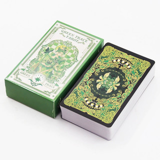 Green Trace Tarot - Story-driven Deck, Mystical Divination